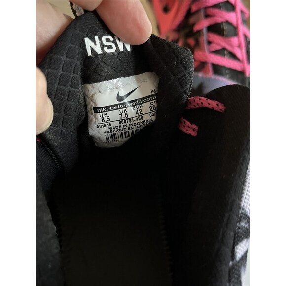 Nike Hyperfr3sh QS Palm Trees Men's Size 8.5 Shoes Blue Lagoon Pink 808781-400 - Picture 6 of 7